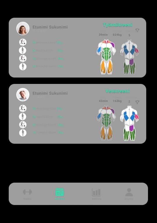 Tsemppi treeniyhteisö - Jaa treenit ja saavutukset